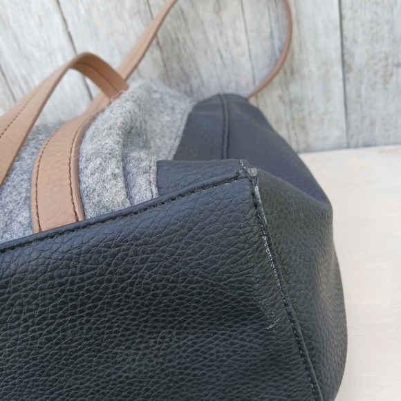 RELIC by Fossil Bailey Double Faux Vegan Leather Shoulder Purse Tote Bag Handbag - Picture 10 of 11